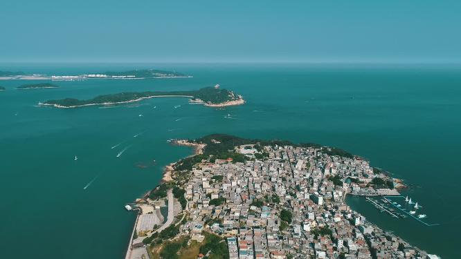 福建省 漳州市 东山岛 马銮湾 海港 港口 海边 航拍