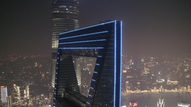 上海市 浦东新区 陆家嘴 金融贸易区 建筑群 航拍