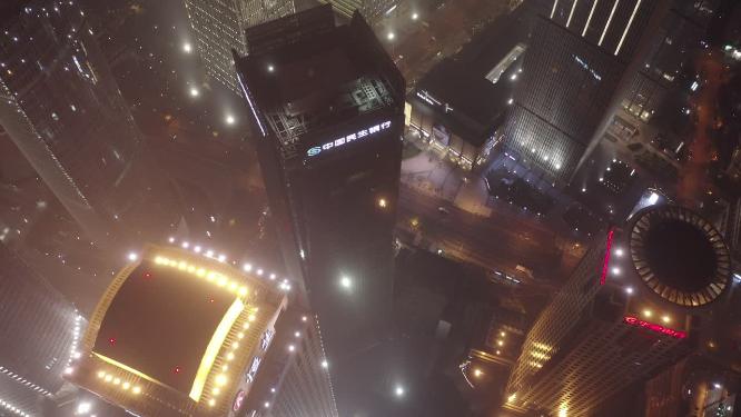 上海市 浦东新区 陆家嘴 金融贸易区 建筑群 航拍