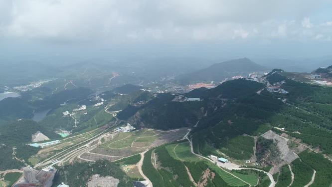 福建省 龙岩市 上杭县 紫金山 矿区 航拍