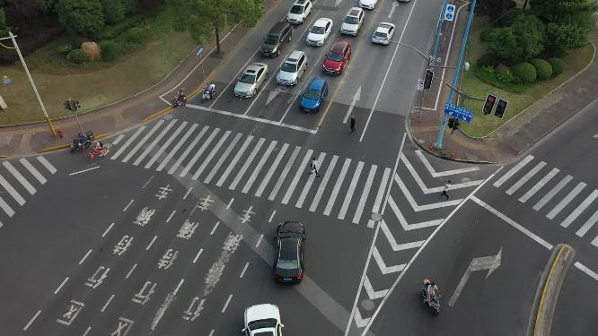 上海 高架桥 交通 车流 汽车 