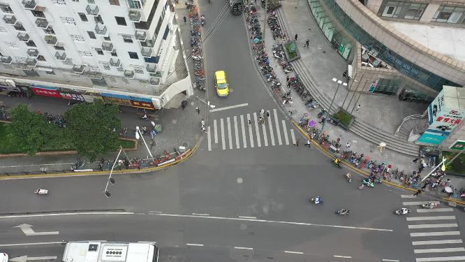 上海市 路面 公路 交通 车流