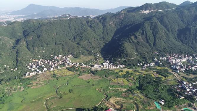 福建省 莆田市 城厢区 常太镇 岭下村 美丽乡村 航拍