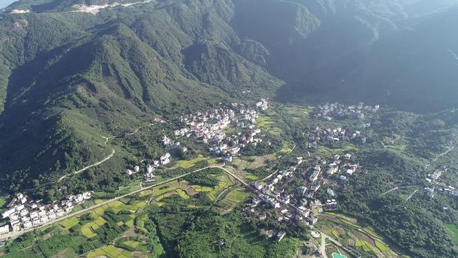 福建省 莆田市 城厢区 常太镇 岭下村 美丽乡村 航拍