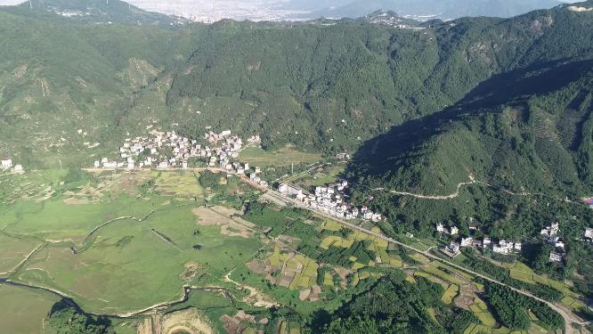 福建省 莆田市 城厢区 常太镇 岭下村 美丽乡村 航拍