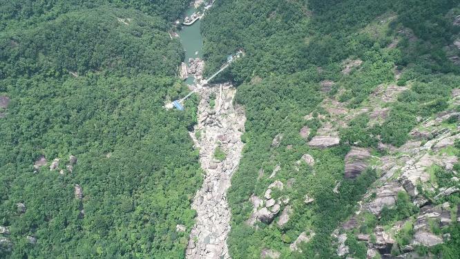 福建省 莆田市 城厢区 常太镇 莒溪村 九龙谷景区 航拍