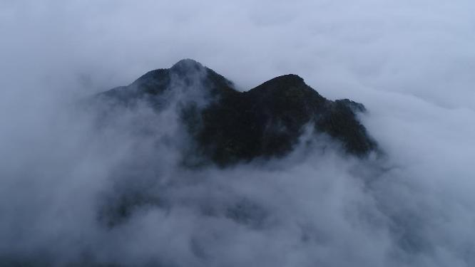 福建省 莆田市 荔城区 九华山 云海 航拍