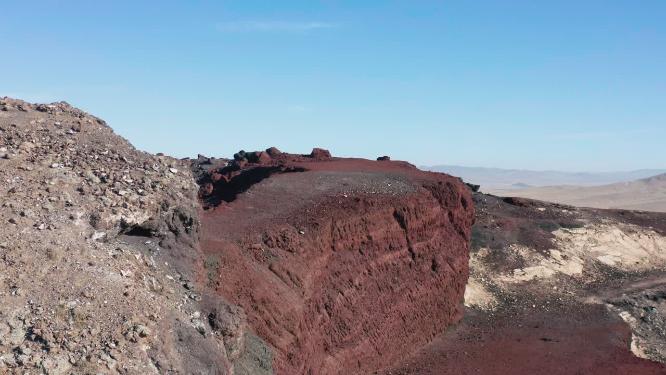 4k航拍内蒙古乌兰察布火山地质公园