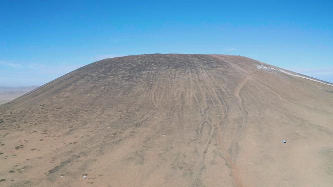 4k航拍内蒙古乌兰察布火山地质公园