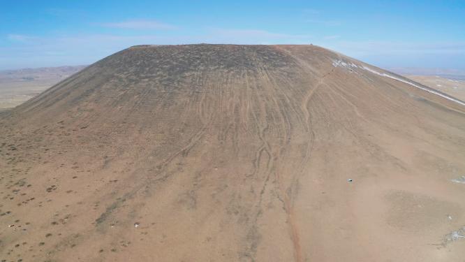 4k航拍内蒙古乌兰察布火山地质公园