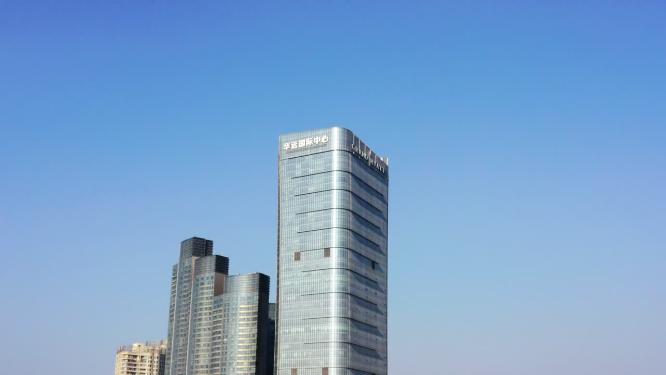 长沙华远国际中心大楼航拍