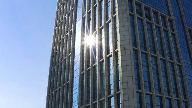 城市高楼大厦商务科技航拍