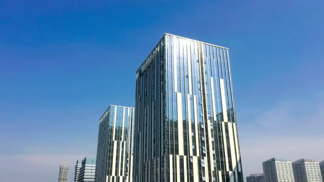城市高楼大厦商务科技航拍