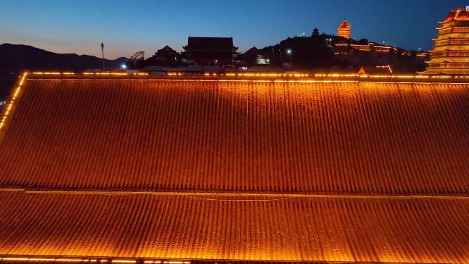 锦州 凌海市 九华山 宫殿 宗教 旅游 建筑 航拍