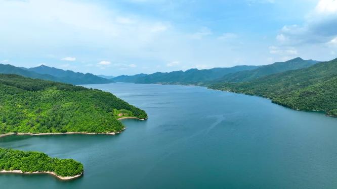 本溪 观音阁水库 御三 旅游目的地 城市 航拍视角 航拍