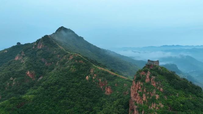 绥中 锥子山长城 长城 自然 风景 山 旅行