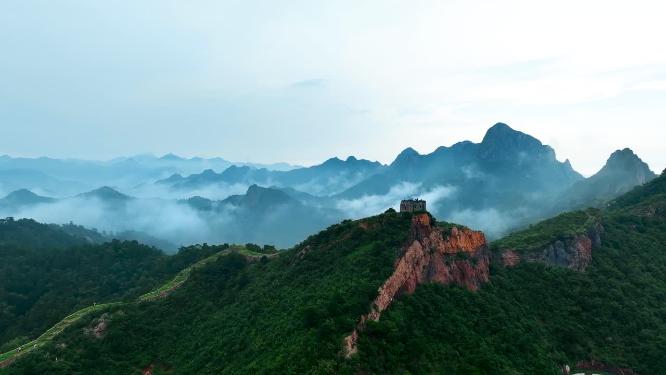 绥中 锥子山长城 长城 自然 风景 山 旅行