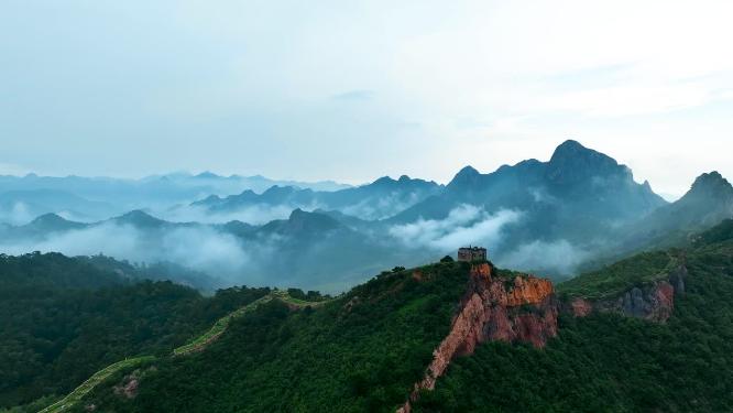 绥中 锥子山长城 长城 自然 风景 山 旅行