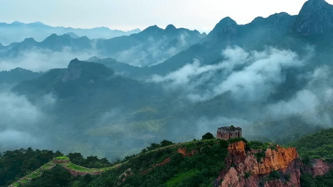 绥中 锥子山长城 长城 自然 风景 山 旅行