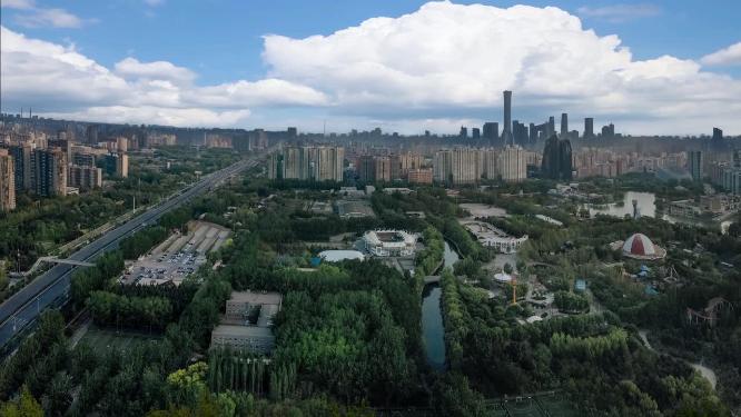 北京 地标 航拍 国贸 望京 奥体中心 朝阳区