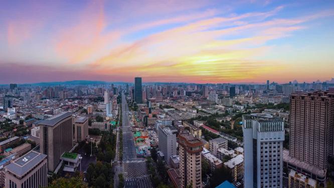 太原 地标 航拍 