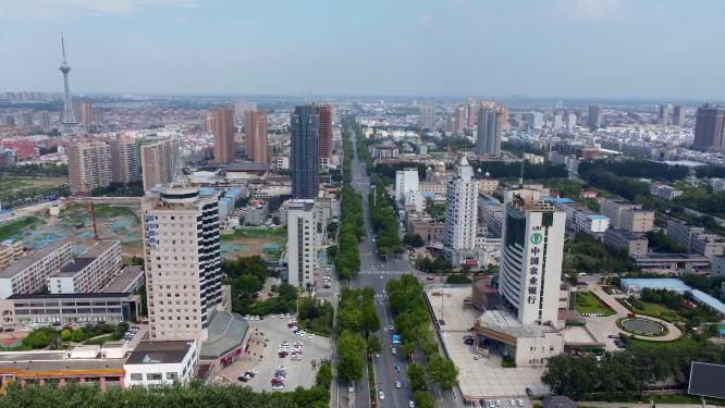 开封 地标 航拍 