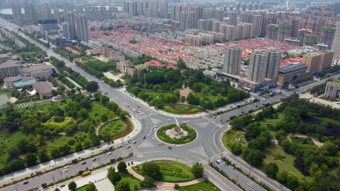 开封 地标 航拍 
