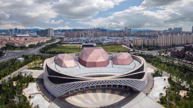 昆明 地标 航拍 五华区 东风广场 北京路 东风东路 金牛公园 Skp 青年路 