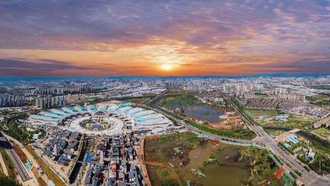 昆明 地标 航拍 五华区 东风广场 北京路 东风东路 金牛公园 Skp 青年路 