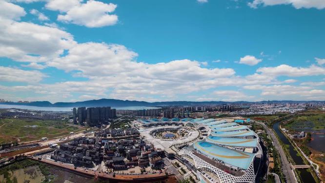 昆明 地标 航拍 五华区 东风广场 北京路 东风东路 金牛公园 Skp 青年路 
