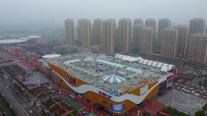 聊城市 地标 航拍