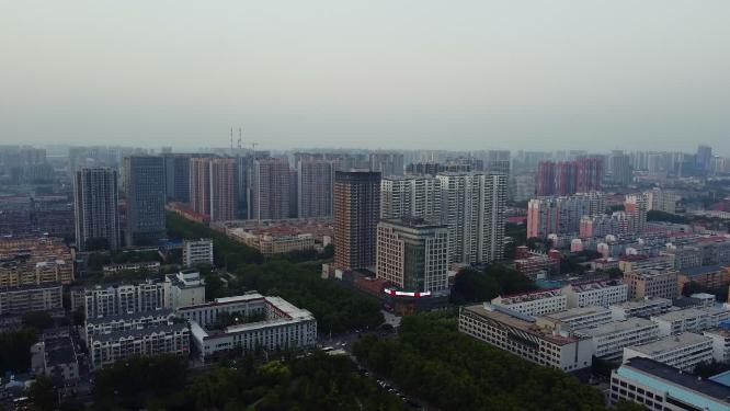邯郸 地标 航拍 丛台公园 