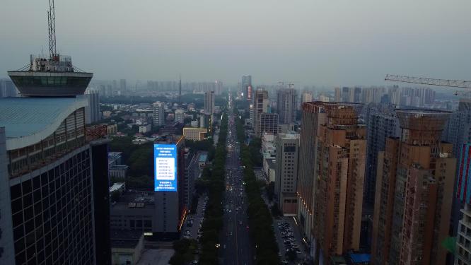 邯郸 地标 航拍 丛台公园 