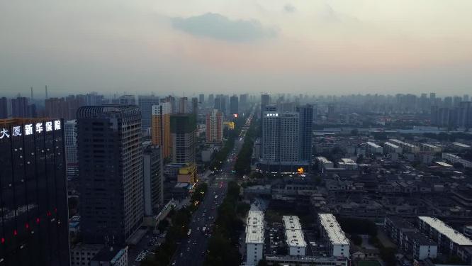 邯郸 地标 航拍 丛台公园 