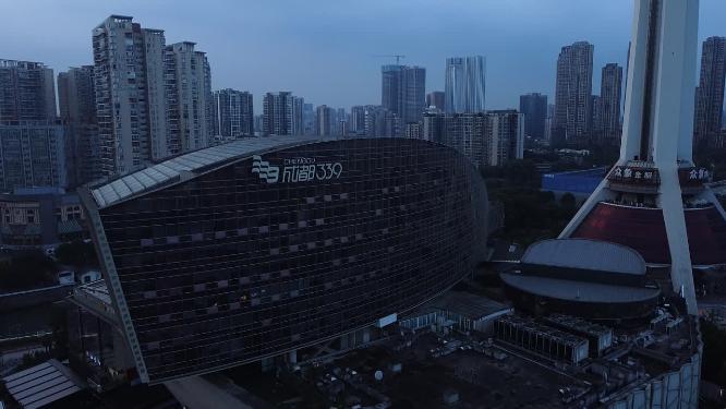 成都 地标 航拍
