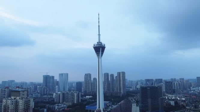 成都 地标 航拍