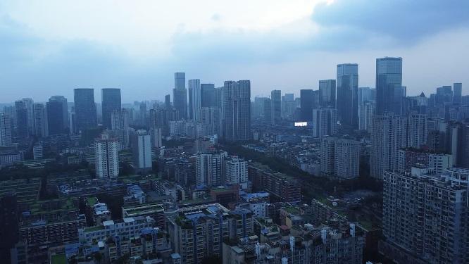 成都 地标 航拍