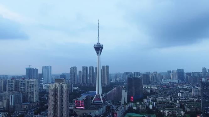 成都 地标 航拍