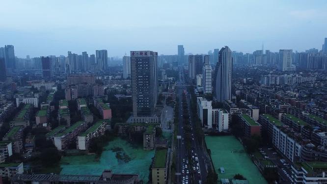 成都 地标 航拍