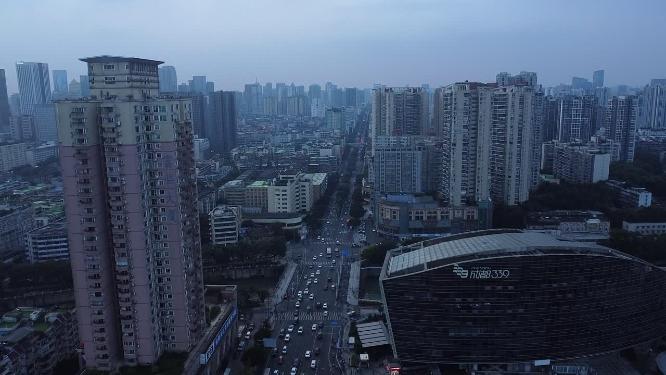 成都 地标 航拍