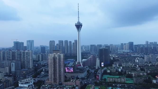 成都 地标 航拍