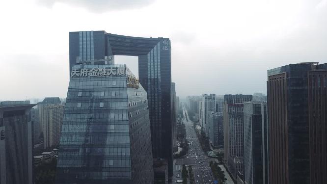 成都 地标 航拍 