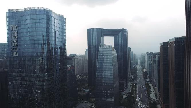 成都 地标 航拍