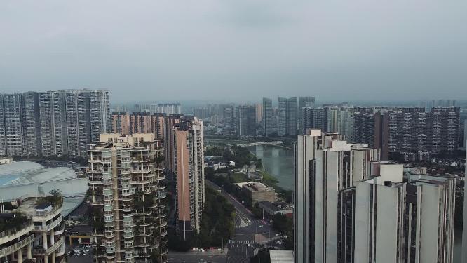 成都 地标 航拍