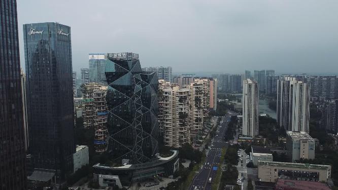 成都 地标 航拍