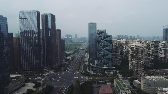 成都 地标 航拍