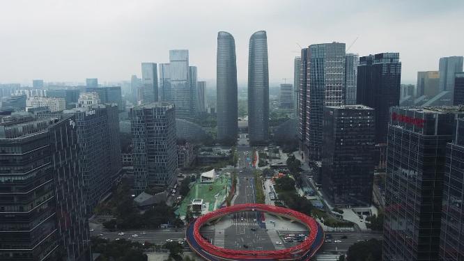 成都 地标 航拍