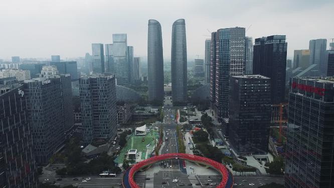 成都 地标 航拍