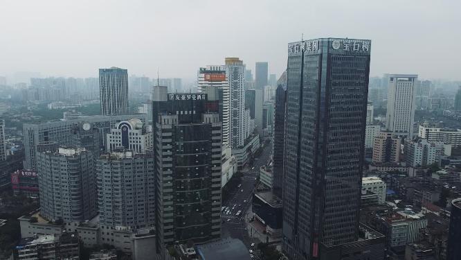 成都 地标 航拍
