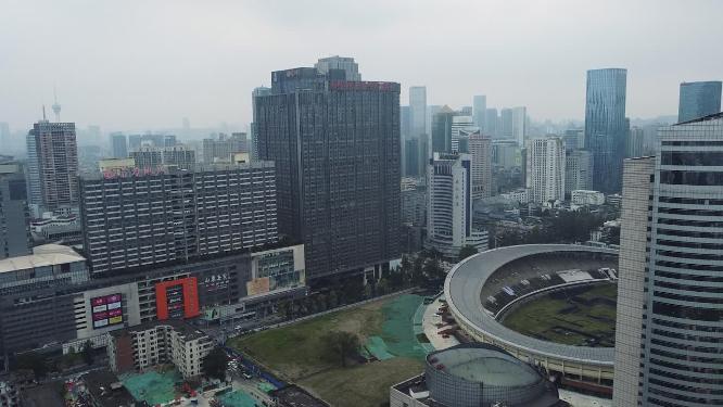成都 地标 航拍